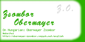 zsombor obermayer business card